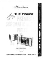 Fisher PREMIERE-220 - Service Manual 